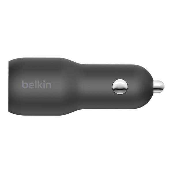 Belkin 37W 2-portars billaddare USB-C PPS-port 25W USB-A-port 12W för enheter som Galaxy S21 Ultra 5G Plus Note 20 iPhone 13 12, 11, Pro, Max och Mini