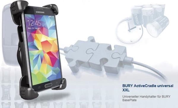 Bury Active Cradle System 9 Universal New XXL til smartphones