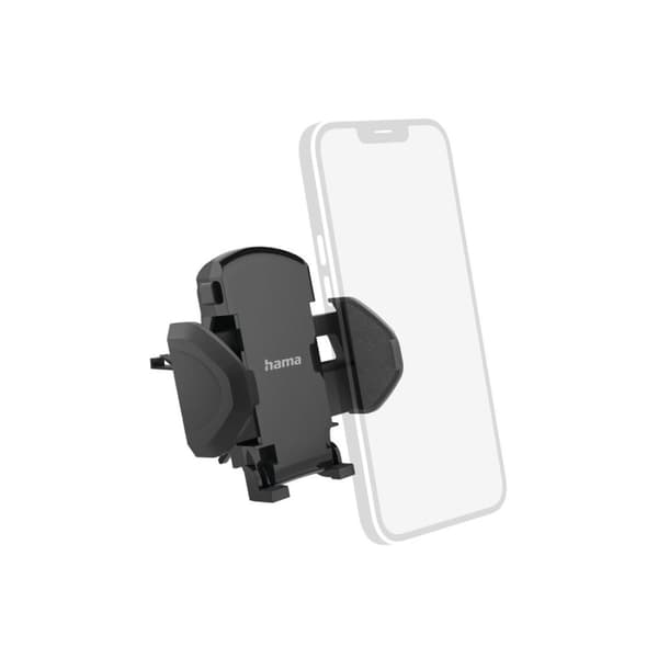 Hama Move bilmobiltelefonholder til ventilation, universel op til 9 cm bred (00201519) Sort
