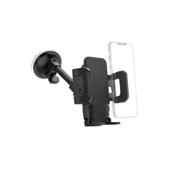 Hama Compact bilmobiltelefonholder med sugekop, 360 grader drejelig, universal (00201502) Sort