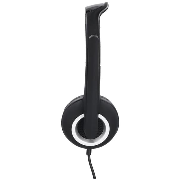Hama PC Office Headset "HS-USB250" - kuulokkeet - on-ear - langallinen - USB - musta, hopea