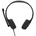 Pikkukuva 4 / 6: Hama PC Office Headset "HS-USB250" - kuulokkeet - on-ear - langallinen - USB - musta, hopea