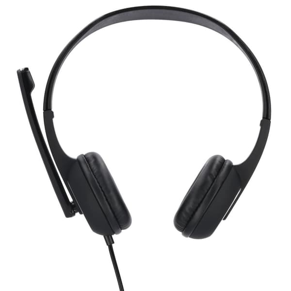 Hama PC Office Headset "HS-USB250" - kuulokkeet - on-ear - langallinen - USB - musta, hopea