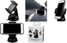 LogiLink - mount for cars - from 10.20cm (4") to 15.20cm (6") Svart