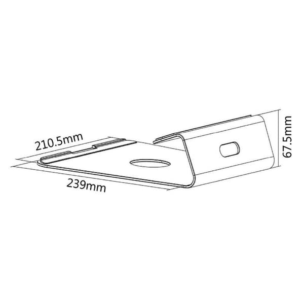 Nya Star-produkter NSLS025 Notebook Support Rostfritt stål