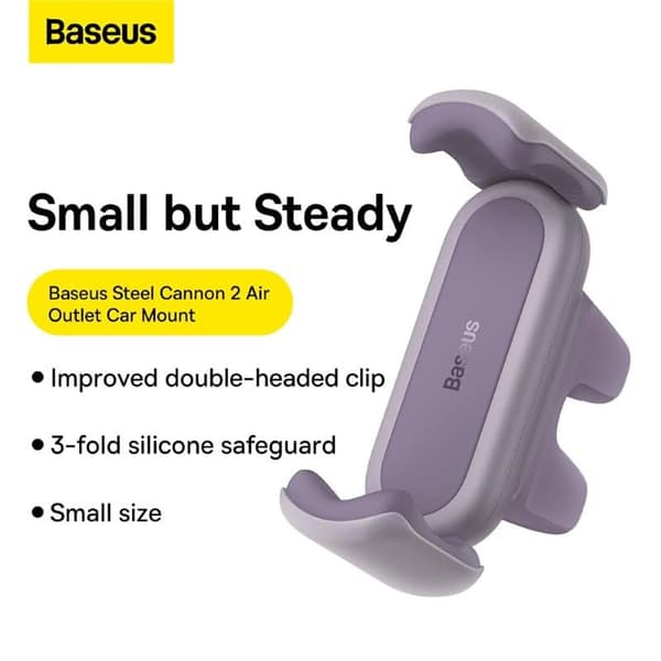 BASEUS Steel Cannon 2 Bilholder - Sort