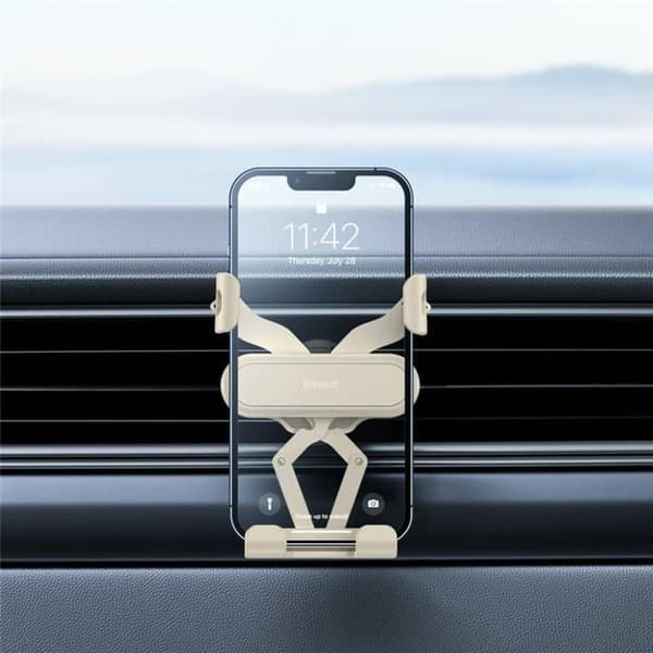 BASEUS Gravity Lite Bilholder - Creamy White