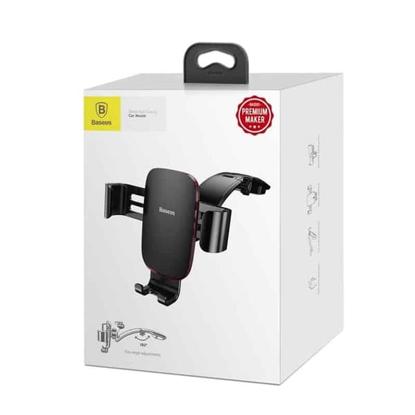 BASEUS Gravity Metal Age ABS Bilholder - Sort