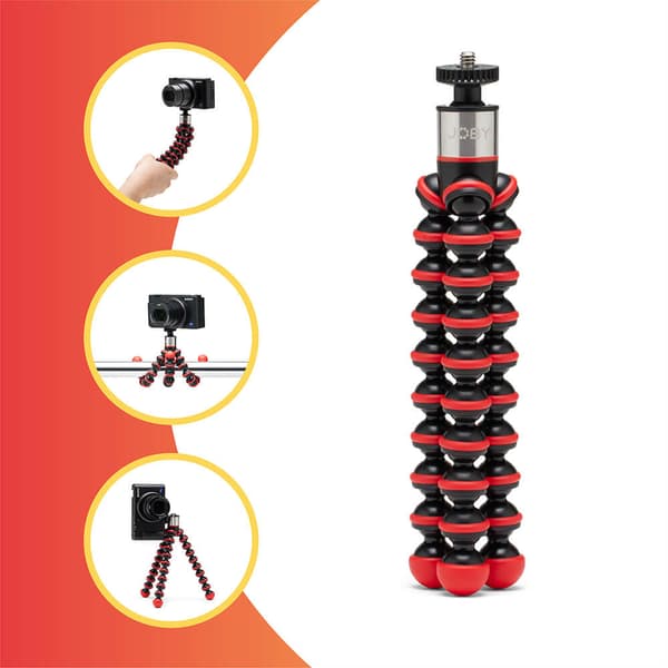 Stativsæt Smartphone GorillaPod Go 500 + GripTight 360 Rød