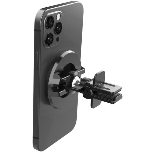Celly GHOSTMAG Pro MagSafe bilholder for viftegrill Aluminium