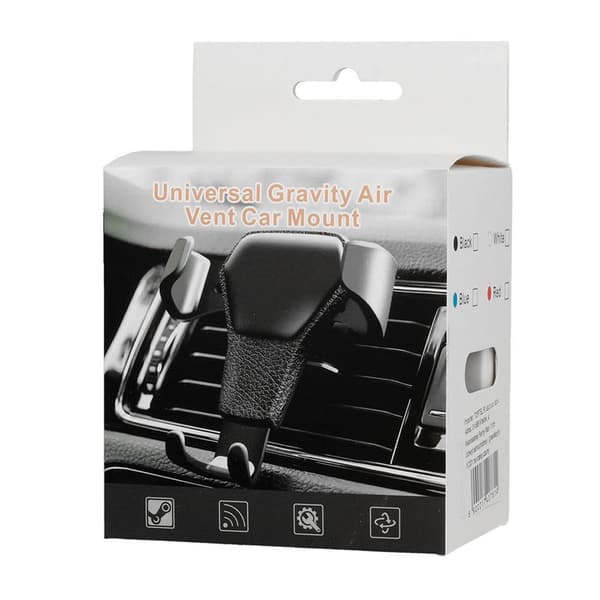Bilholder Gravity YC001 Air Vent - Svart