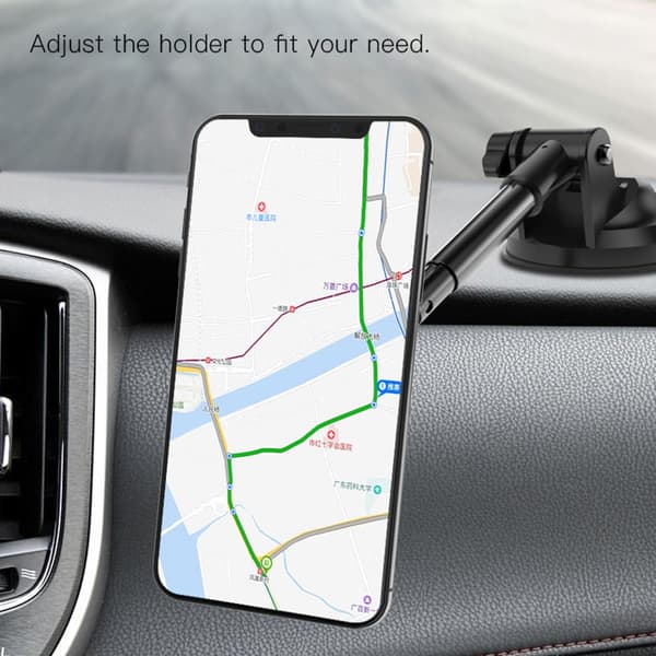 Magneettinen matkapuhelinteline imukupilla autoon