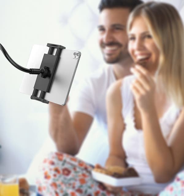 Flexibel svanhals tabletthållare mobiltelefonhållare för hemmet