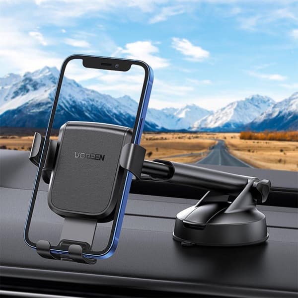UGREEN Gravity Telefonholder med Sugekop Sort (60990B)
