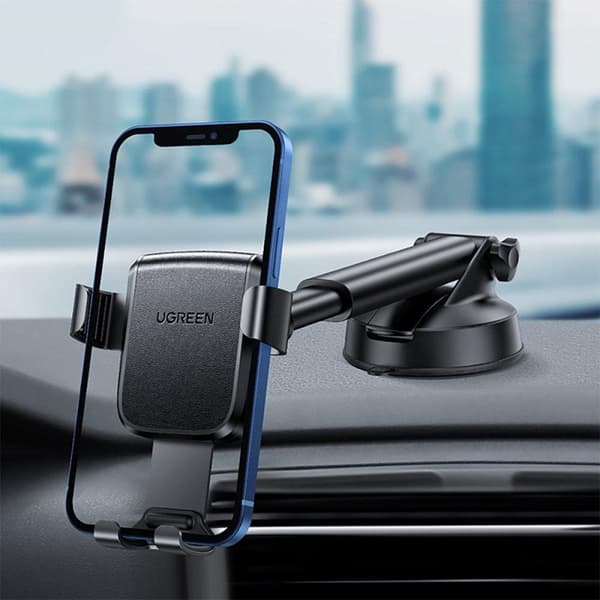 UGREEN Gravity Telefonholder med Sugekop Sort (60990B)