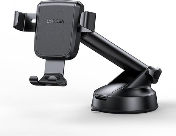 UGREEN Gravity Telefonholder med Sugekop Sort (60990B) Sort