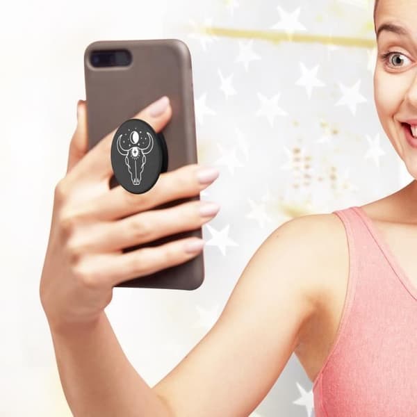 PopGrip Smartphone - POPSOCKETS - Mystisk skalledesign - Håller och stöder video