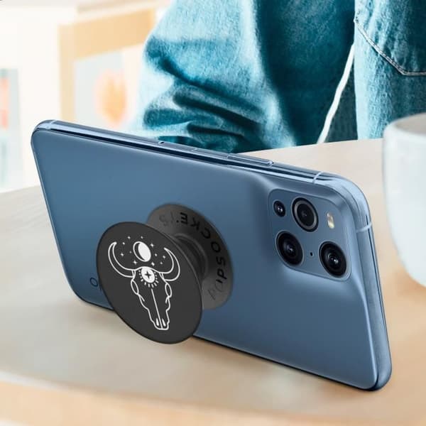 PopGrip Smartphone - POPSOCKETS - Mystisk skalledesign - Håller och stöder video