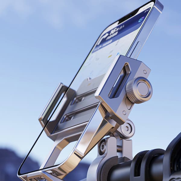 INF Mobiltelefonholder for sykkel 360-graders rotasjon