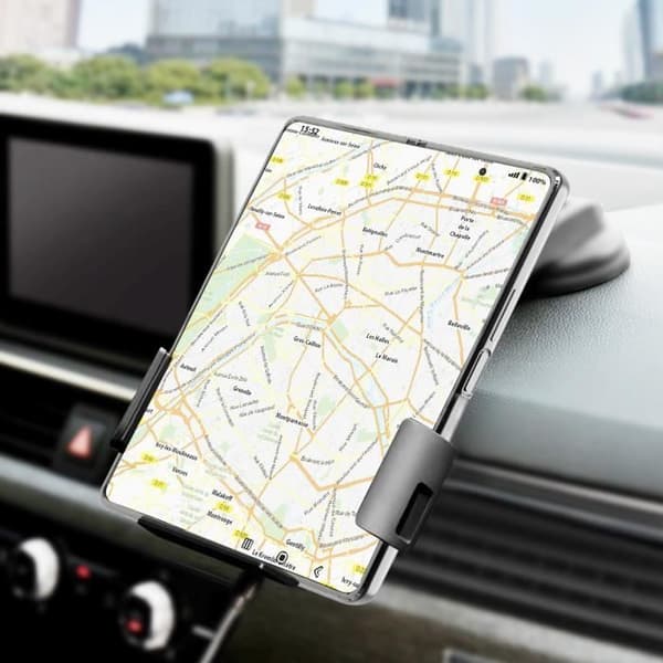 Stöd för bil - AVIZAR - QI 10W - Smartphone 4,5 till 8 tum - Sugpropp - Infraröd sensor