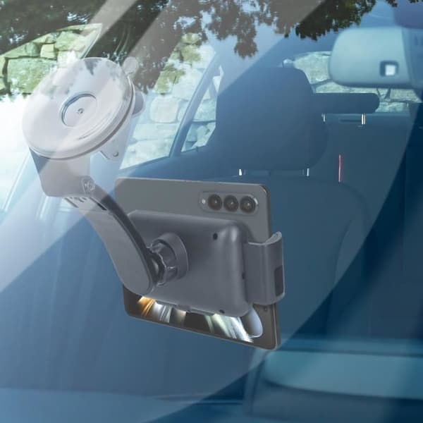 Stöd för bil - AVIZAR - QI 10W - Smartphone 4,5 till 8 tum - Sugpropp - Infraröd sensor