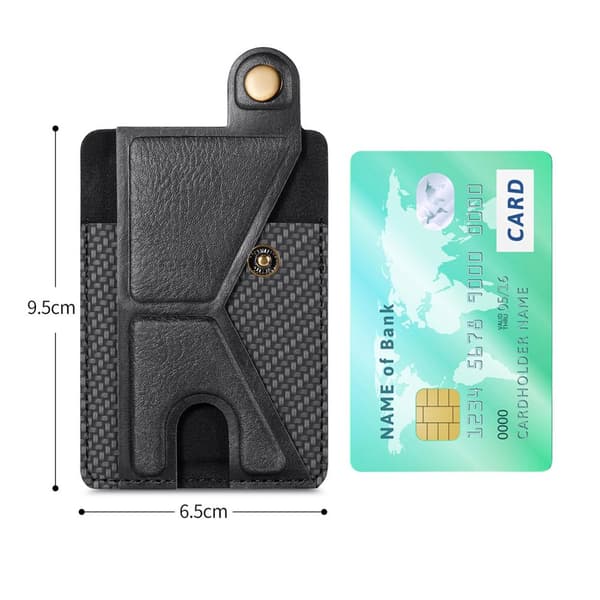 INF Universell telefonkortholder-klistremerke Multi-Angle Stand Multi Card Slots