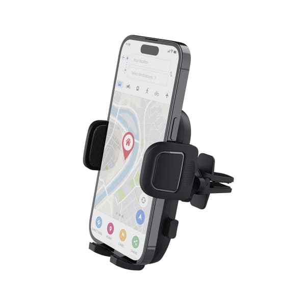 Trust Runo - bilhållare för mobiltelefon - med ventilationsgallerhållare - 10,20 cm (4") - 17,80 cm (7") - svart