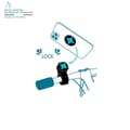 Miniatyrbild 3 av 4: Smartphonestöd - MOBILIS - Universal - Cykelstyre - Antivibration - Tillverkat i Frankrike