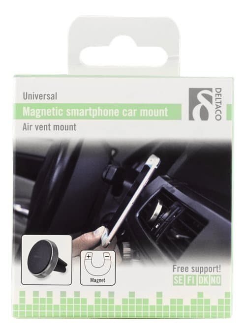 Bilhållare med magnet för smartphone – Silver