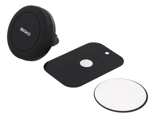 Bilhållare med magnet för smartphone – Svart