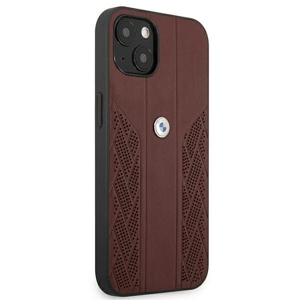 BMW BMHCP13SRSPPR Leather Back Case For Apple iPhone 13 Mini