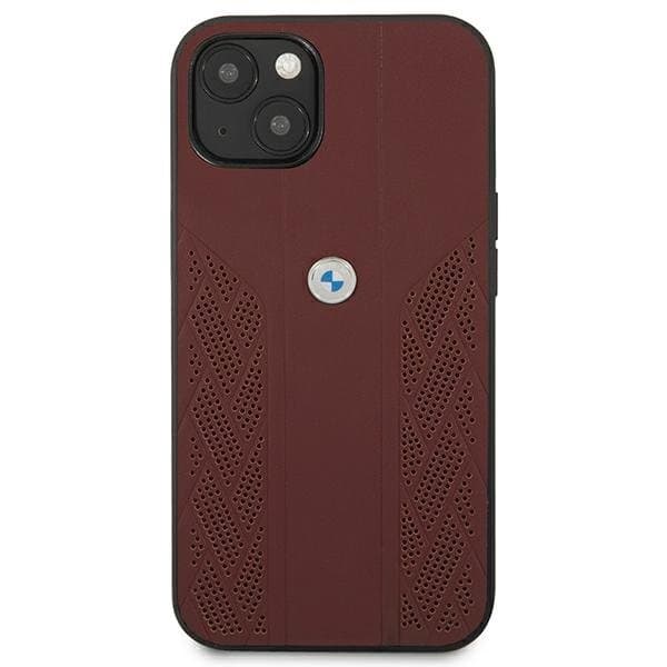 BMW BMHCP13SRSPPR Leather Back Case For Apple iPhone 13 Mini