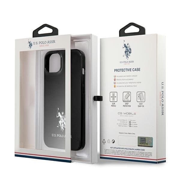 US Polo USHCP13LUMHK Back Case For Apple iPhone 13 Black