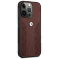Miniatyrbilde 1 av 8: BMW BMHCP13LRSPPR Leather Back Case For Apple iPhone 13 / 13 Pro