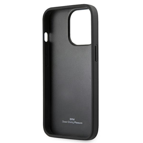 BMW BMHCP13XRSPPK Leather Back Case For Apple iPhone 13 Pro Max