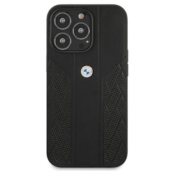 BMW BMHCP13XRSPPK Leather Back Case For Apple iPhone 13 Pro Max