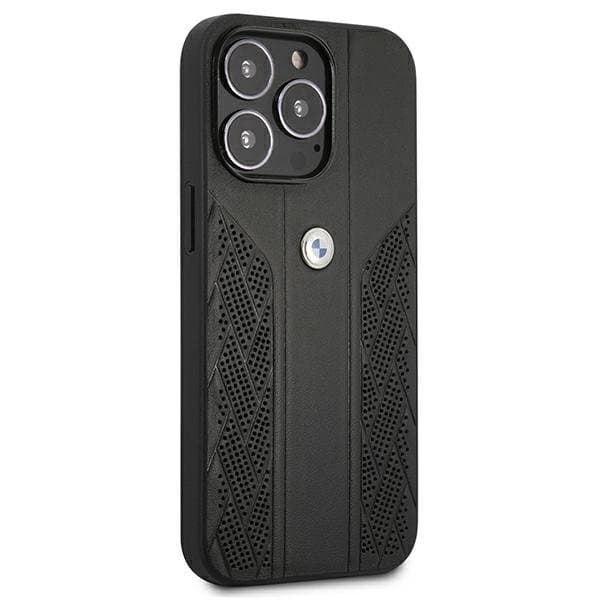 BMW BMHCP13XRSPPK Leather Back Case For Apple iPhone 13 Pro Max