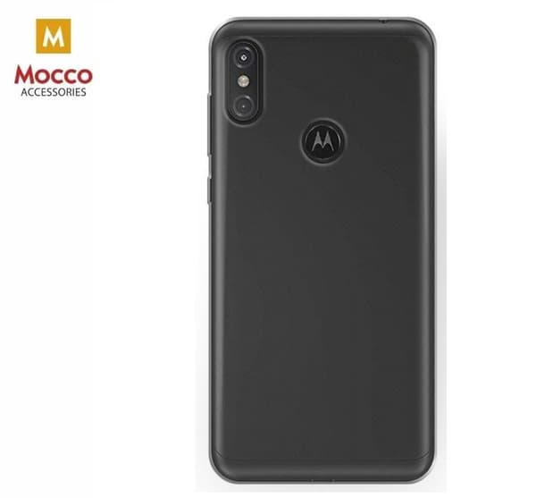 Mocco Ultra Back Case 0.3 mm Silicone Case for Motorola One / P30 Play Transparent