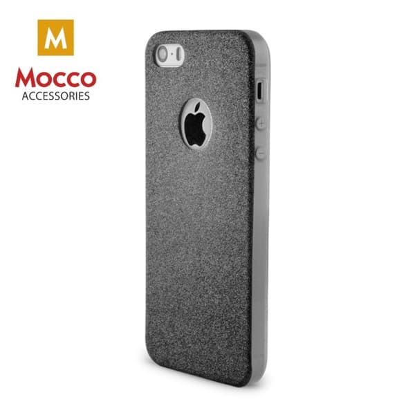 Mocco Glitter Ultra Back Case 0.3 mm Silicone Case for Samsung A510 Galaxy A5 (2016) Black