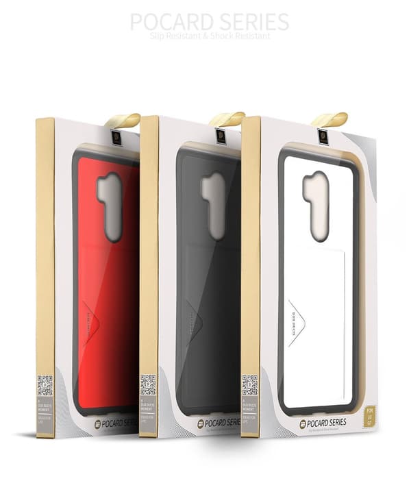 Dux Ducis Pocard Series Premium High Quality and Protect Silicone Case For Apple iPhone XS Max Red