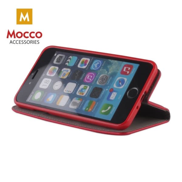 Mocco Smart Magnet Book Case For Huawei Y9 (2018) Red