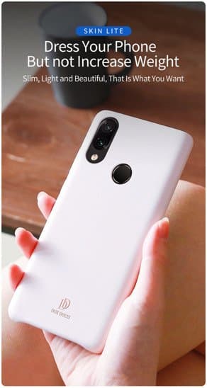Dux Ducis Skin Lite Case High Quality and Protect Silicone Case For Apple iPhone X / XS Pink