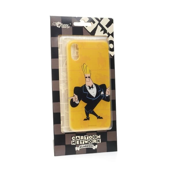 Cartoon Network Johnny Bravo Silicone Case for Apple iPhone XS Max Smoking