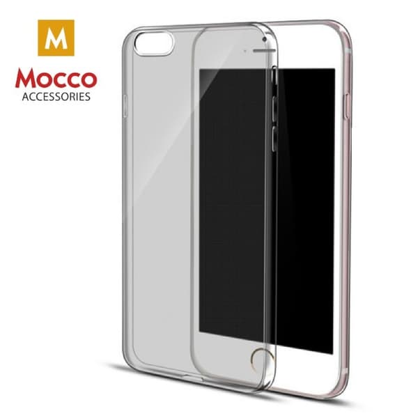 Mocco Ultra Back Case 0.3 mm Silicone Case for Huawei P8 Transparent-Black