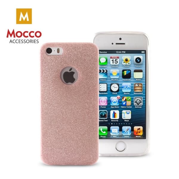 Mocco Glitter Ultra Back Case 0.3 mm Silicone Case for Samsung A310 Galaxy A3 (2016) Rose