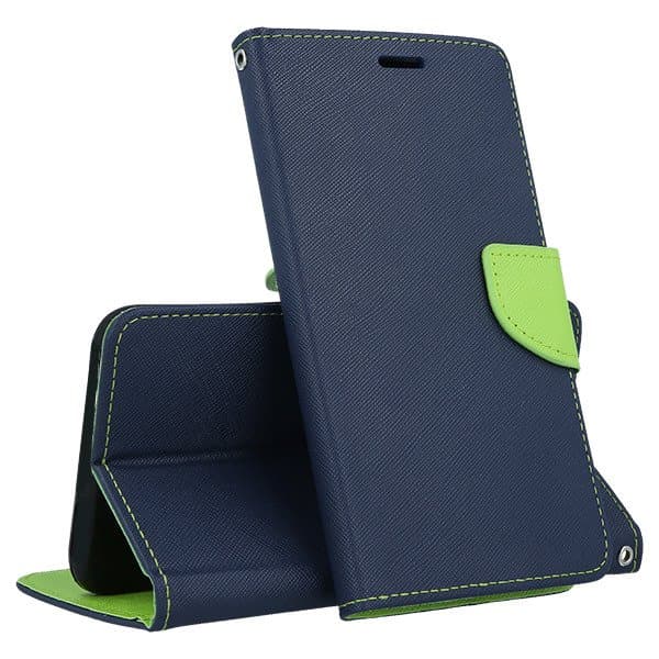 Mocco Fancy Book Case For Samsung Galaxy A42 5G Blue - Green