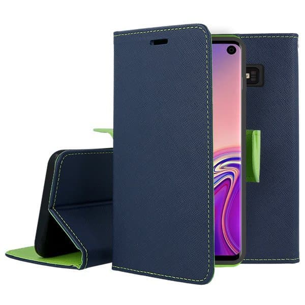 Mocco Fancy Book Case For Samsung Galaxy A42 5G Blue - Green