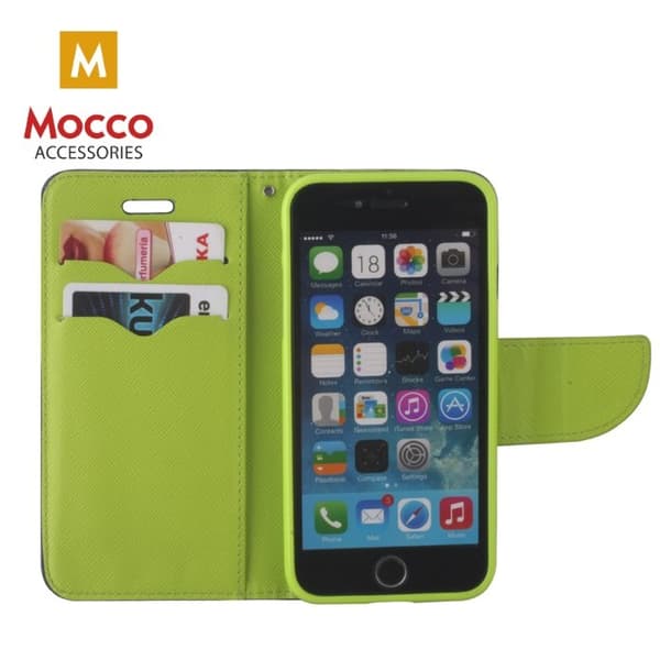 Mocco Fancy Book Case For Sony Xperia XA1 Plus Blue / Green