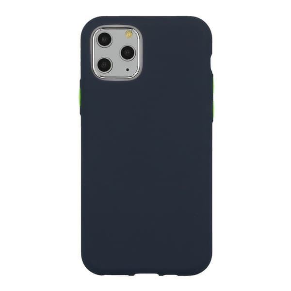 Mocco Soft Cream Silicone Back Case for Samsung Galaxy S21 Dark Blue