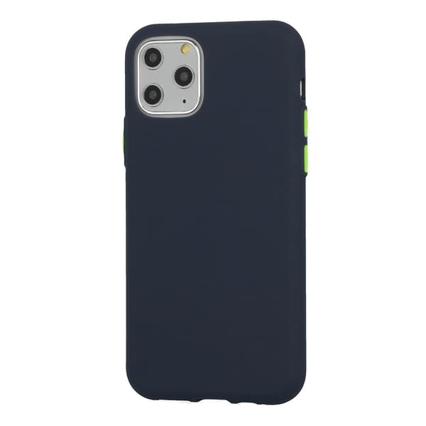 Mocco Soft Cream Silicone Back Case for Samsung Galaxy S21 Dark Blue